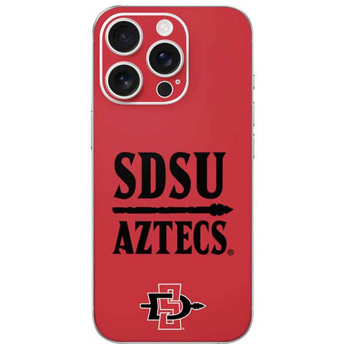 San Diego State University Aztecs Red iPhone 16 Pro Skin